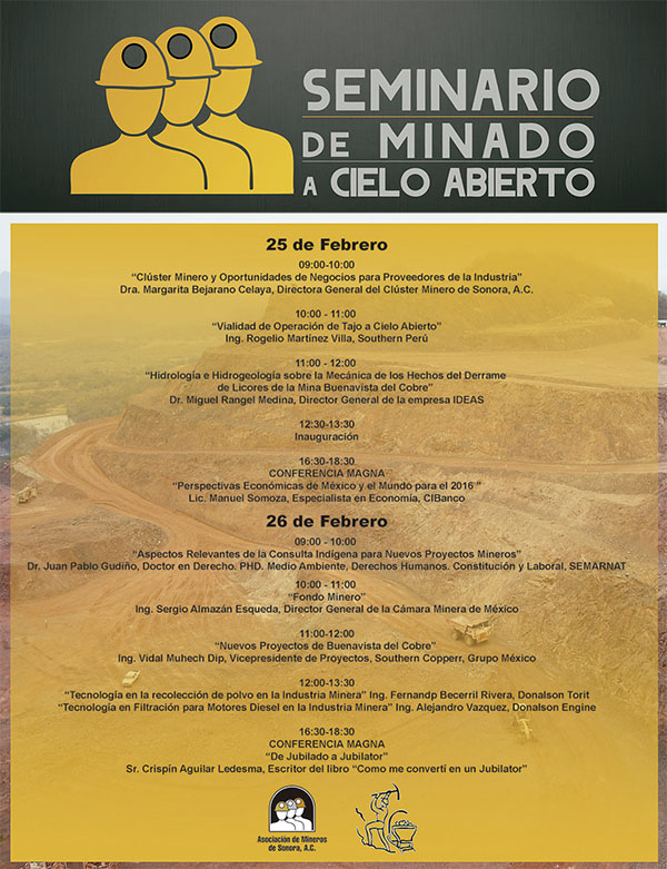 Inauguran XI Seminario Minero Internacional Sonora 2014